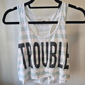 Forever 21 - Striped Crop Tank - Trouble